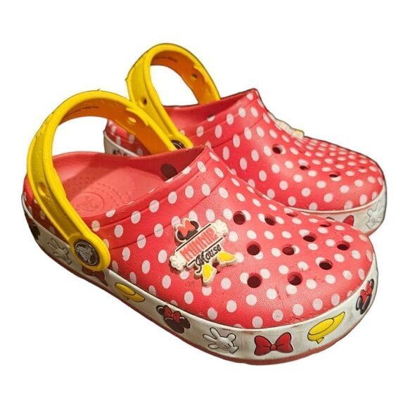 CROCS Minnie Mouse Sandals Big Girls - Size 1 - Picture 1 of 8